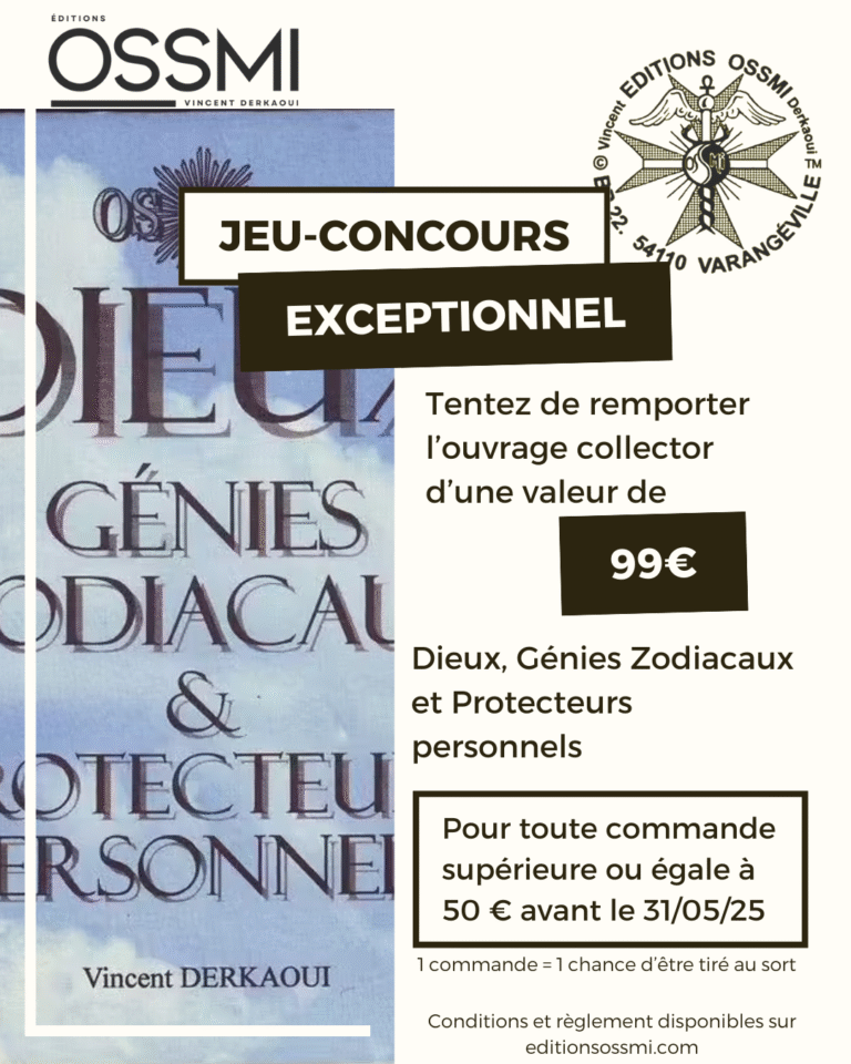 Jeu concours OSSMI – Remportez un exemplaire collector de Dieux, Génies Zodiacaux et Protecteurs Personnels !